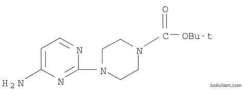 Molecular Structure of 1041054-18-5 (1-Boc-4-(4-aminopyrimidin-2-yl)piperazine)